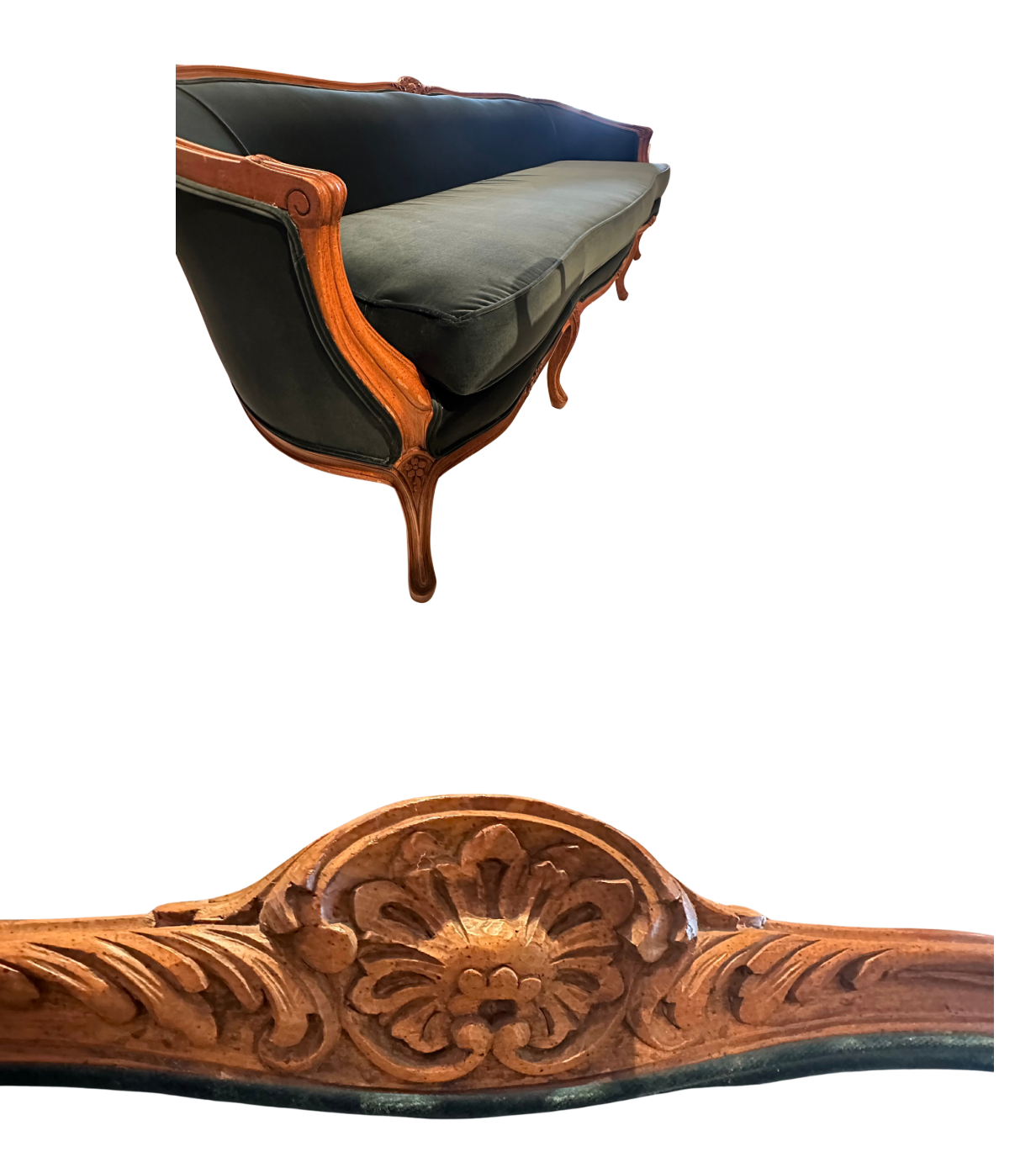 Vintage French Provincial Sofa