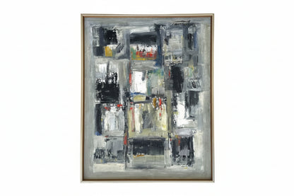 MCM Abstract Painting, Oil on Canvas image