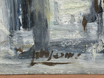 MCM Abstract Painting, Oil on Canvas image