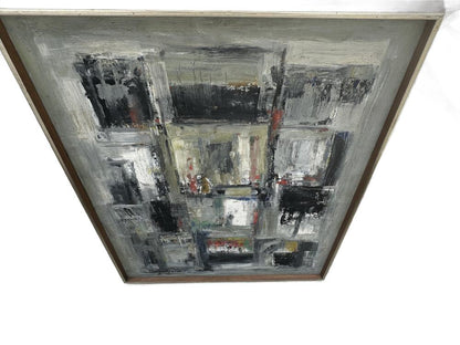 MCM Abstract Painting, Oil on Canvas image