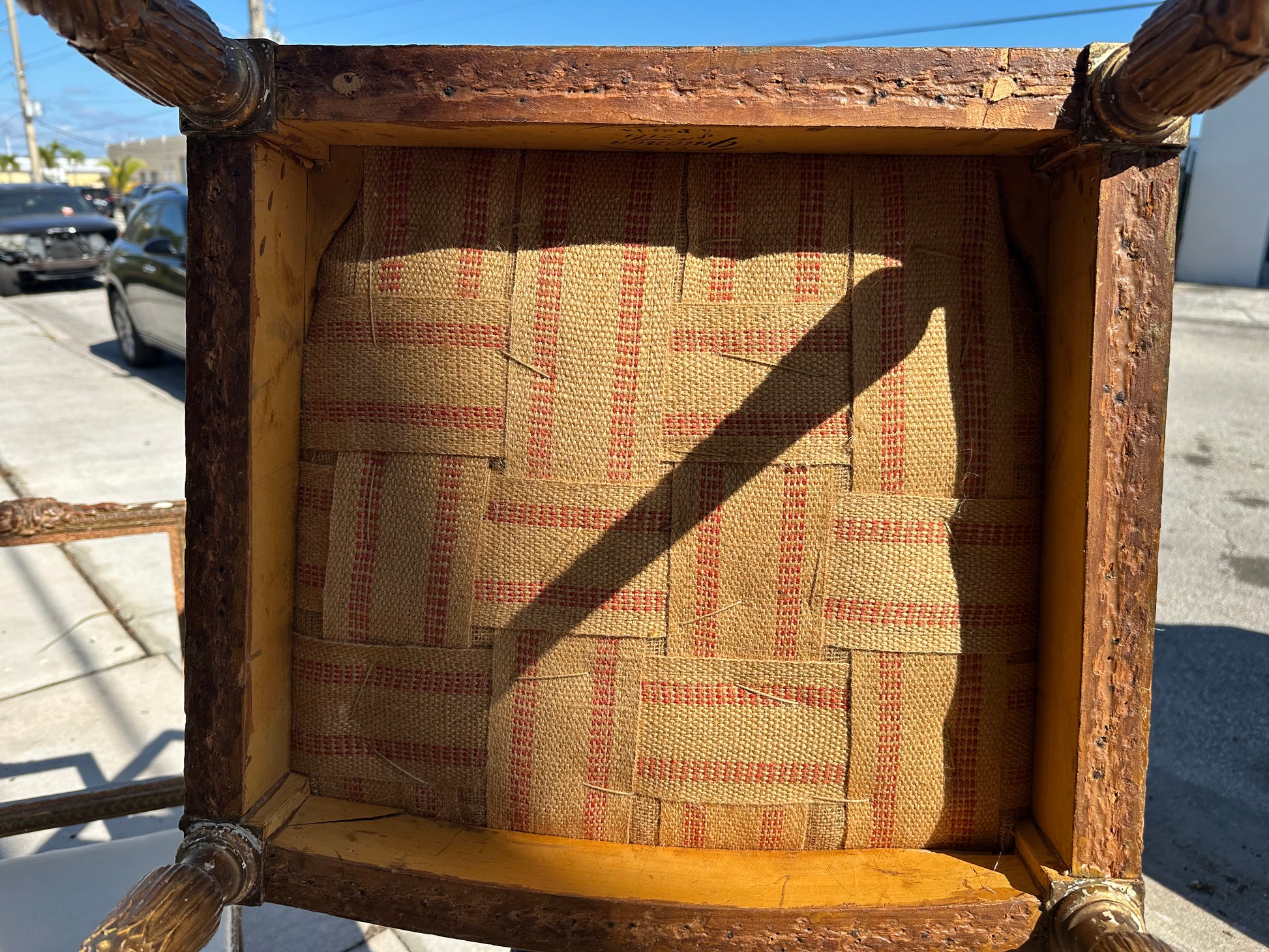 Antique Parcel-Gilt Louis XVI  Side Chair, A Pair image