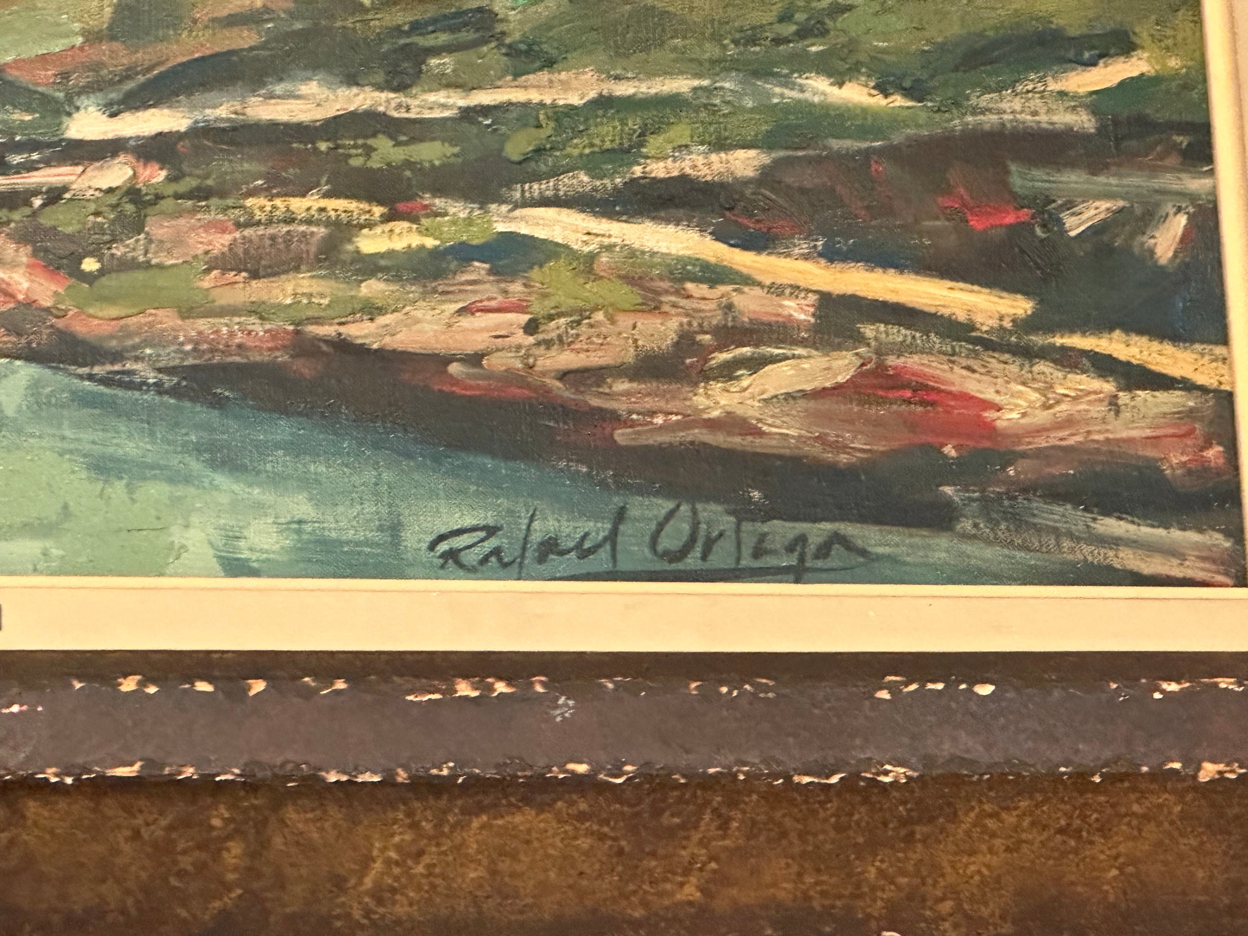 Vintage French Oil on Canvas – Mrs. Fairfax