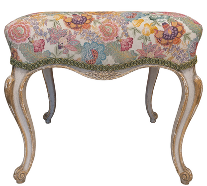 Antique French Provincial-Style Stool