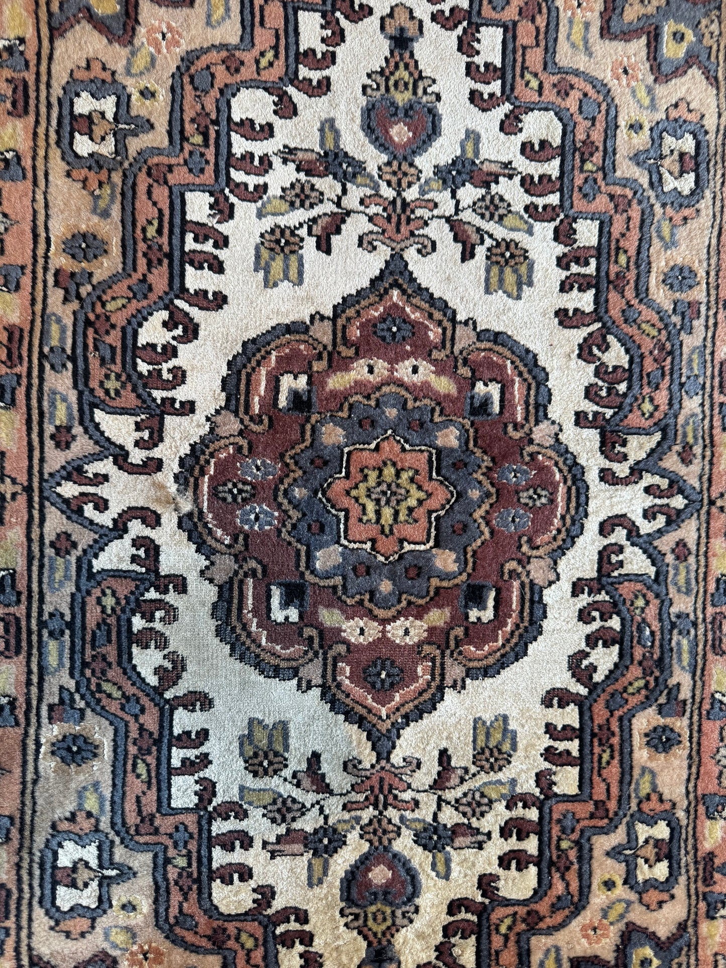 Vintage Peach Persian Rug
