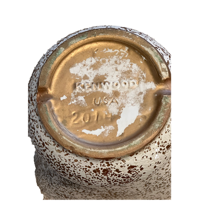 Underside of the vase showing the embossed Kenwood USA maker's mark