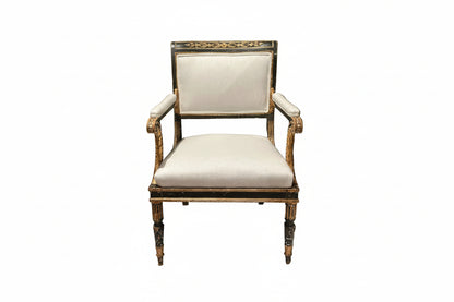 Regency Style Arm Chairs, Pair