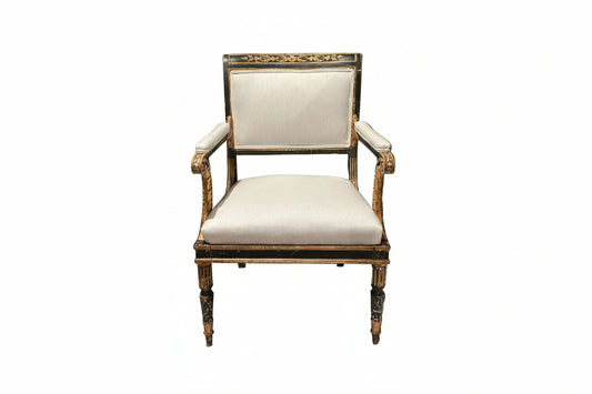 Regency Style Arm Chairs, Pair