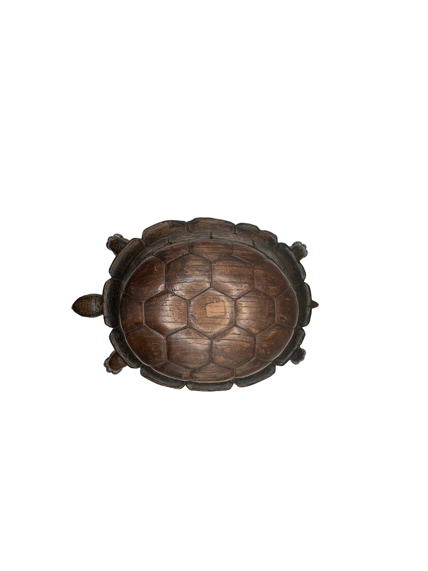 Antique Carved Turtle Cuspidor