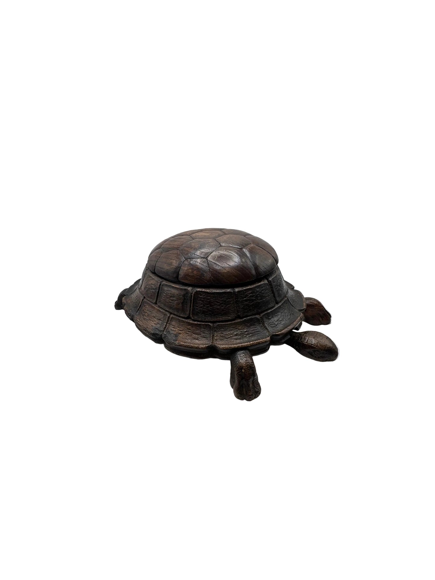 Antique Carved Turtle Cuspidor