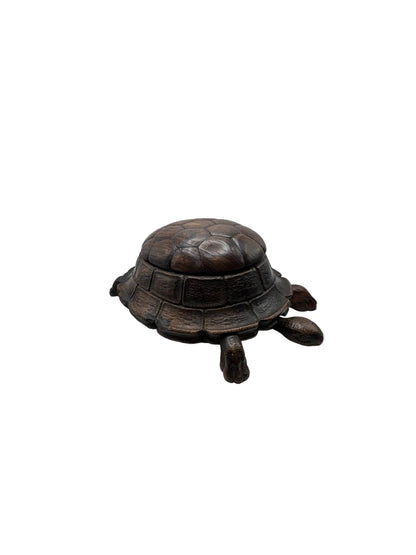 Antique Carved Turtle Cuspidor