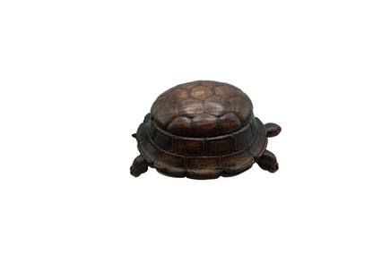 Antique Carved Turtle Cuspidor