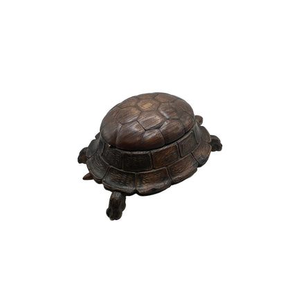 Antique Carved Turtle Cuspidor