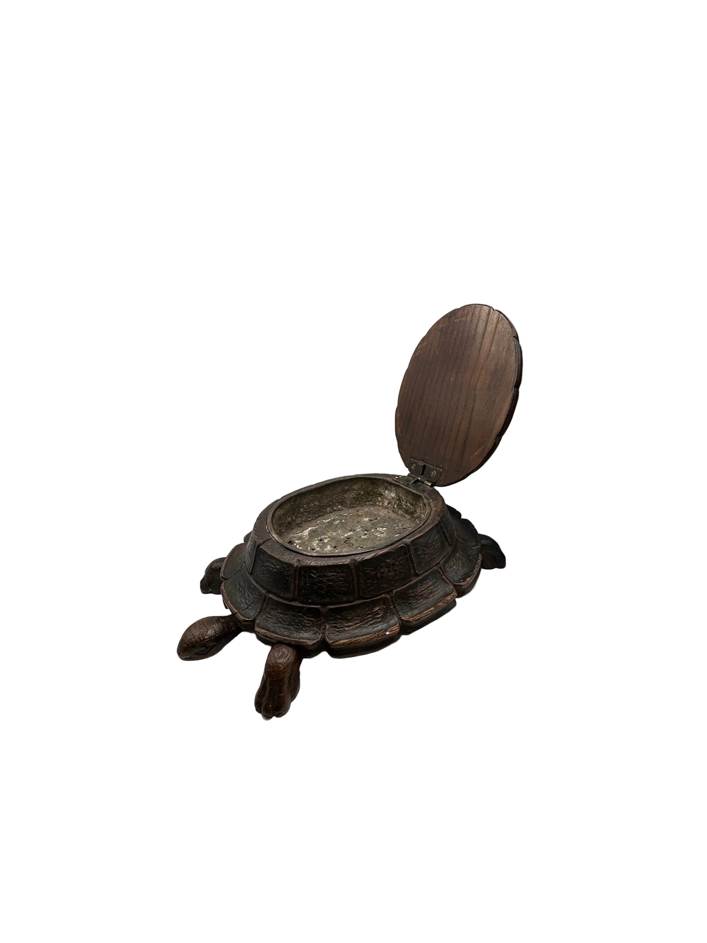 Antique Carved Turtle Cuspidor