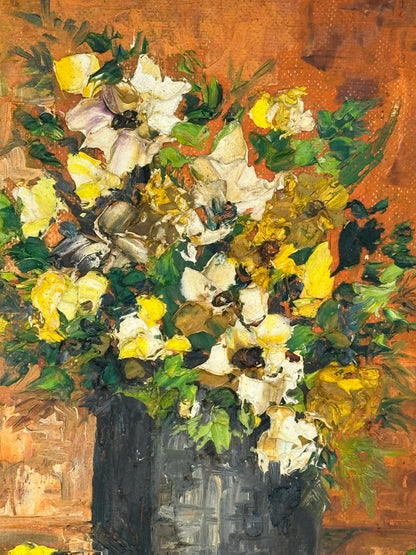 MCM Small Oil on Board, Still Life