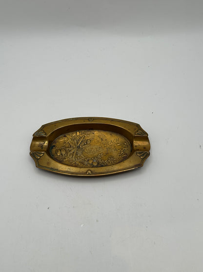 Art Nouveau Brass Ashtray