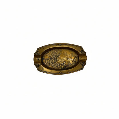 Art Nouveau Brass Ashtray