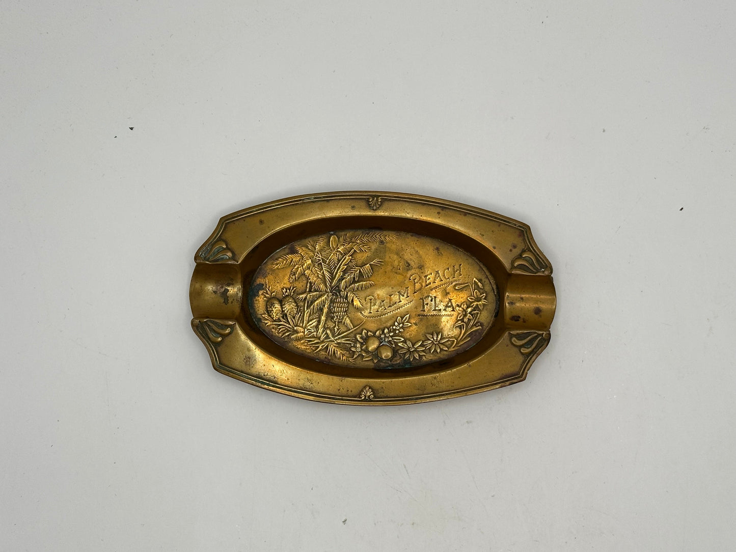 Art Nouveau Brass Ashtray
