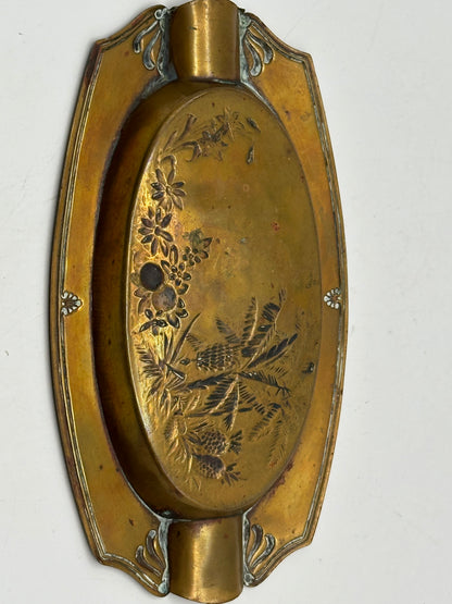 Art Nouveau Brass Ashtray