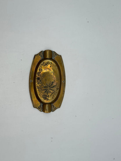 Art Nouveau Brass Ashtray
