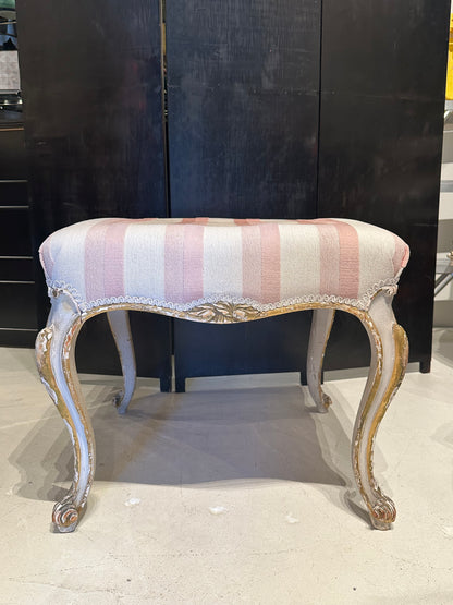 Antique French Provincial-Style Stool