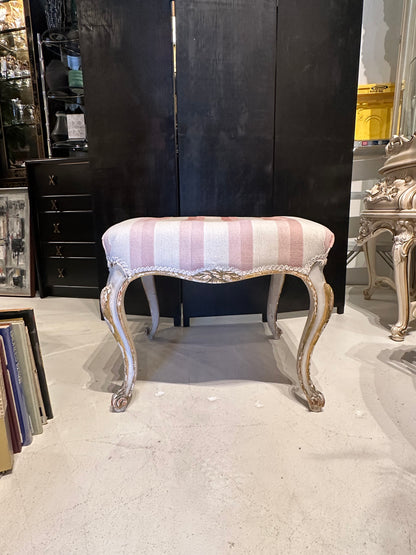 Antique French Provincial-Style Stool
