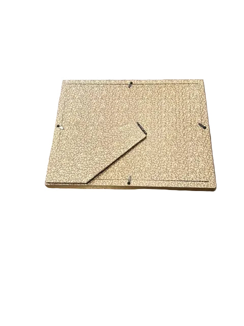 Vintage Deco-Style 22K gold Hand-Made Wood Photo Frame, 8" x 10"