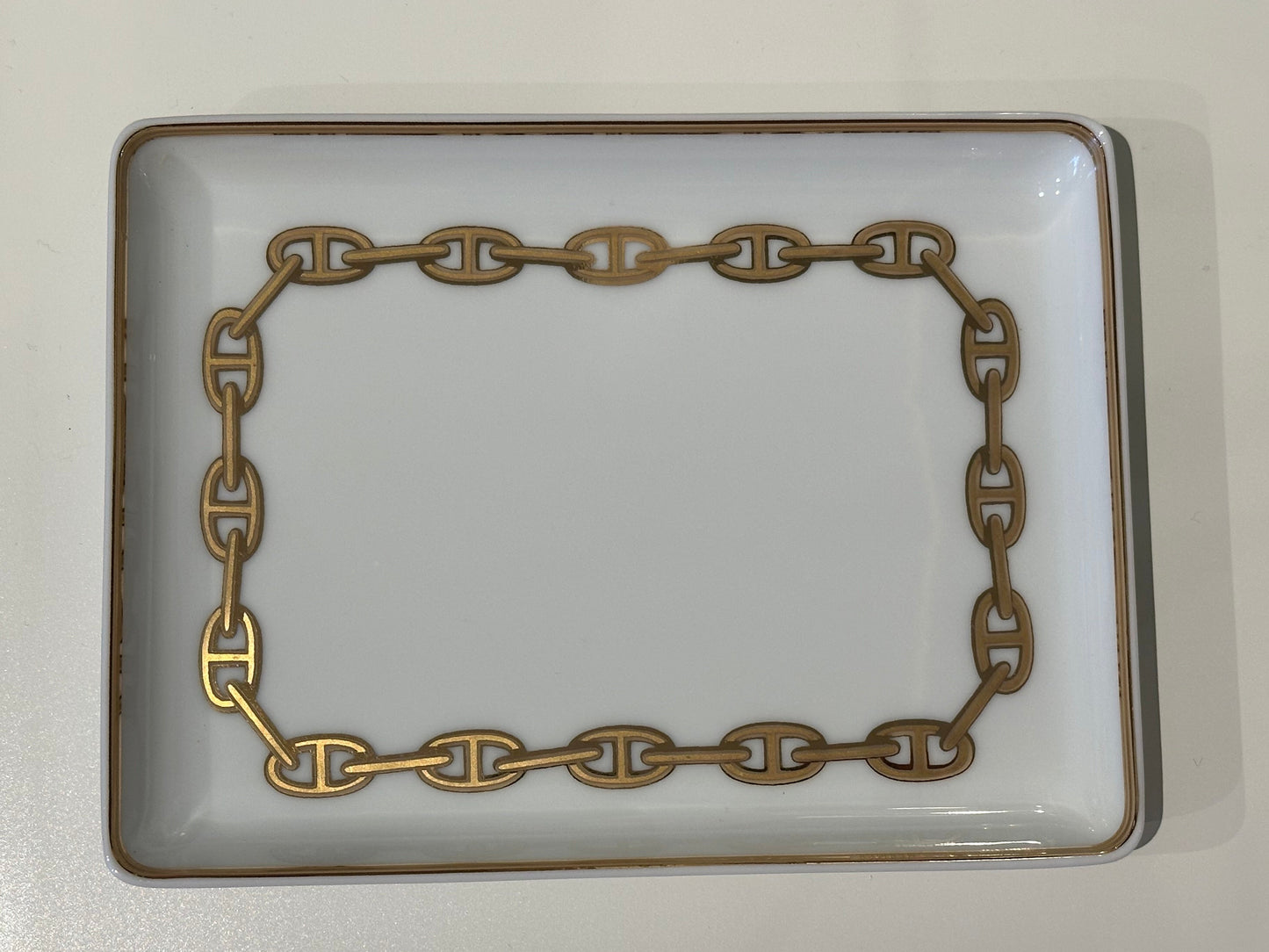 Hermes Vintage Porcelain Petite Tray, for Neiman Marcus