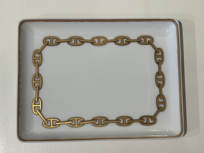 Hermes Vintage Porcelain Petite Tray, for Neiman Marcus