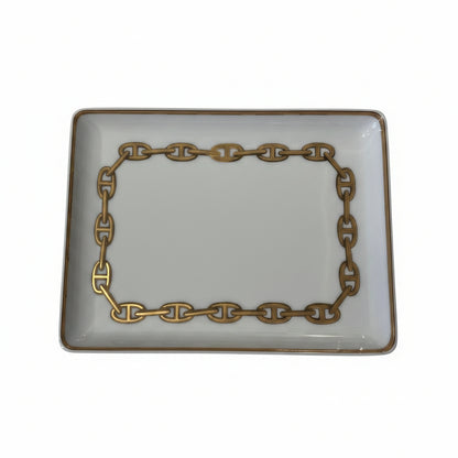 Hermes Vintage Porcelain Petite Tray, for Neiman Marcus