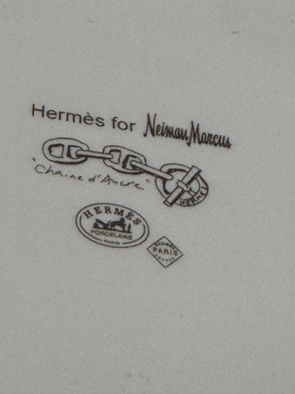 Hermes Vintage Porcelain Petite Tray, for Neiman Marcus