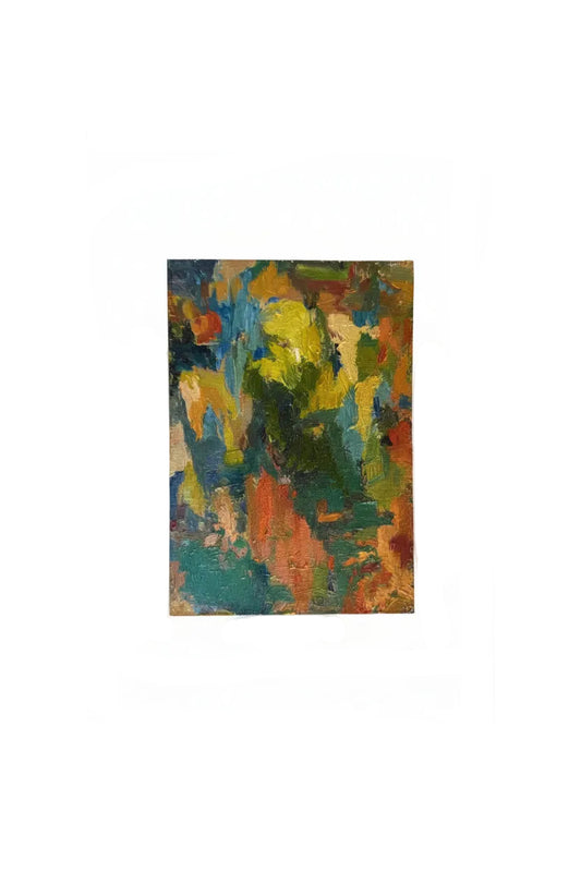 Petite Abstract Painting, Oil on Board, 2025