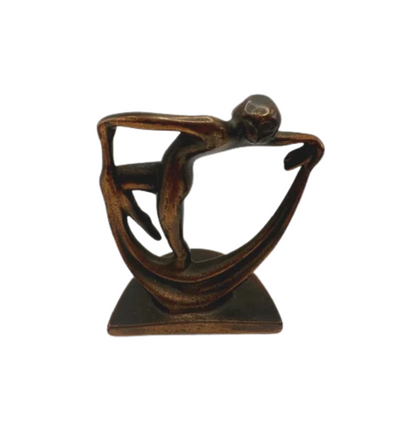 Vintage Art Deco Dancing Women Bronze Bookends