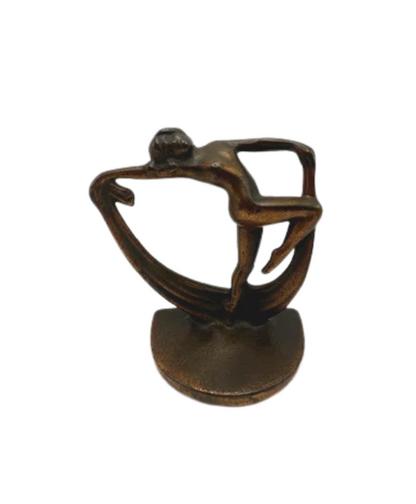 Vintage Art Deco Dancing Women Bronze Bookends