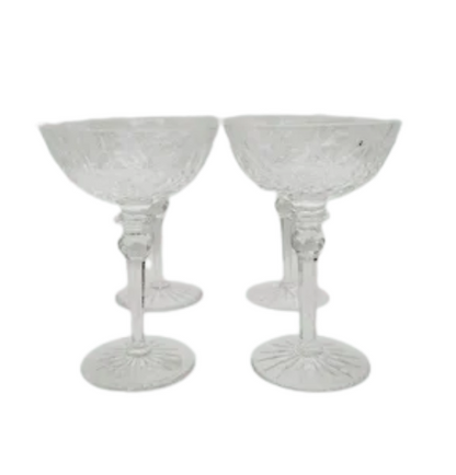 Vintage Champagne or Sherbert Glasses, Set of 4