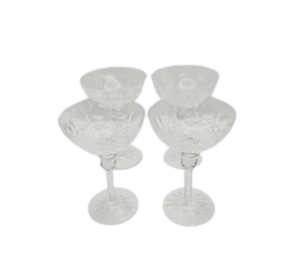 Vintage Champagne or Sherbert Glasses, Set of 4
