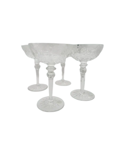Vintage Champagne or Sherbert Glasses, Set of 4