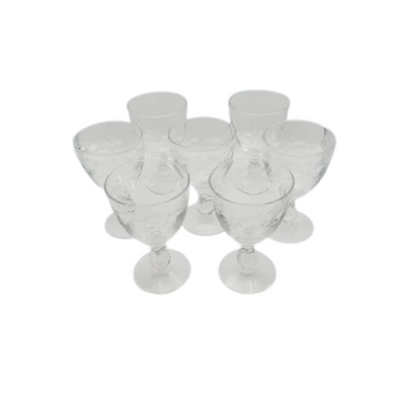Vintage Heisey Water Goblet, 1940s, Set of 6
