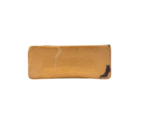 Vintage Studio Pottery Rectangular Vase, 1973