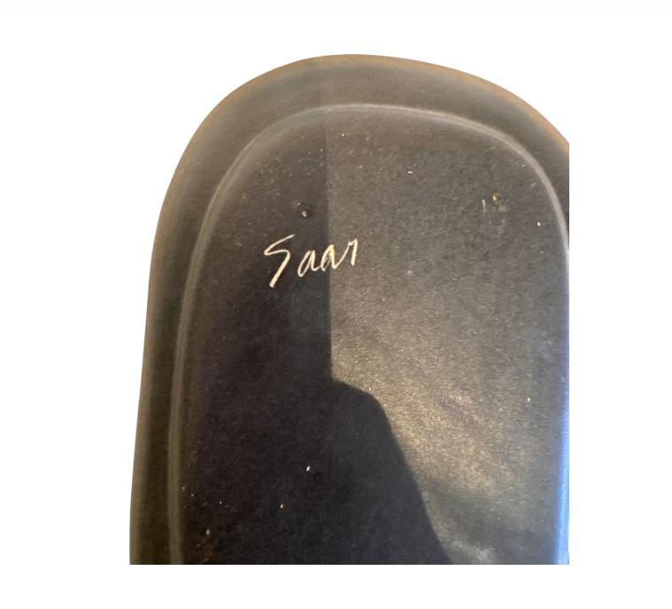 Vintage MCM Saar Abstract Cermaic Dish, 1950s