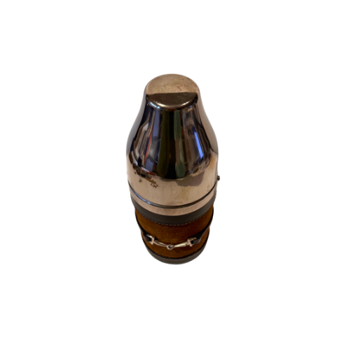 Vintage Gucci Italian Leather & Suede Travel Cocktail Flask